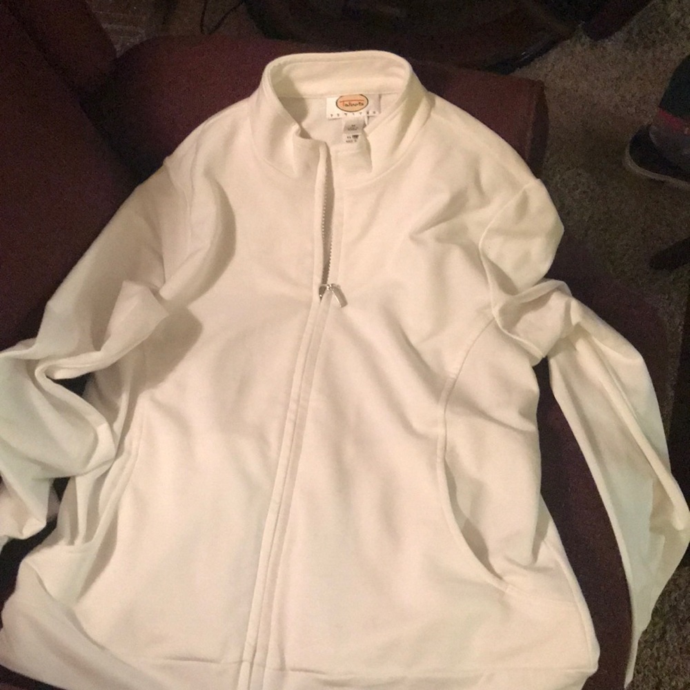 Talbots almost new zipper sweater